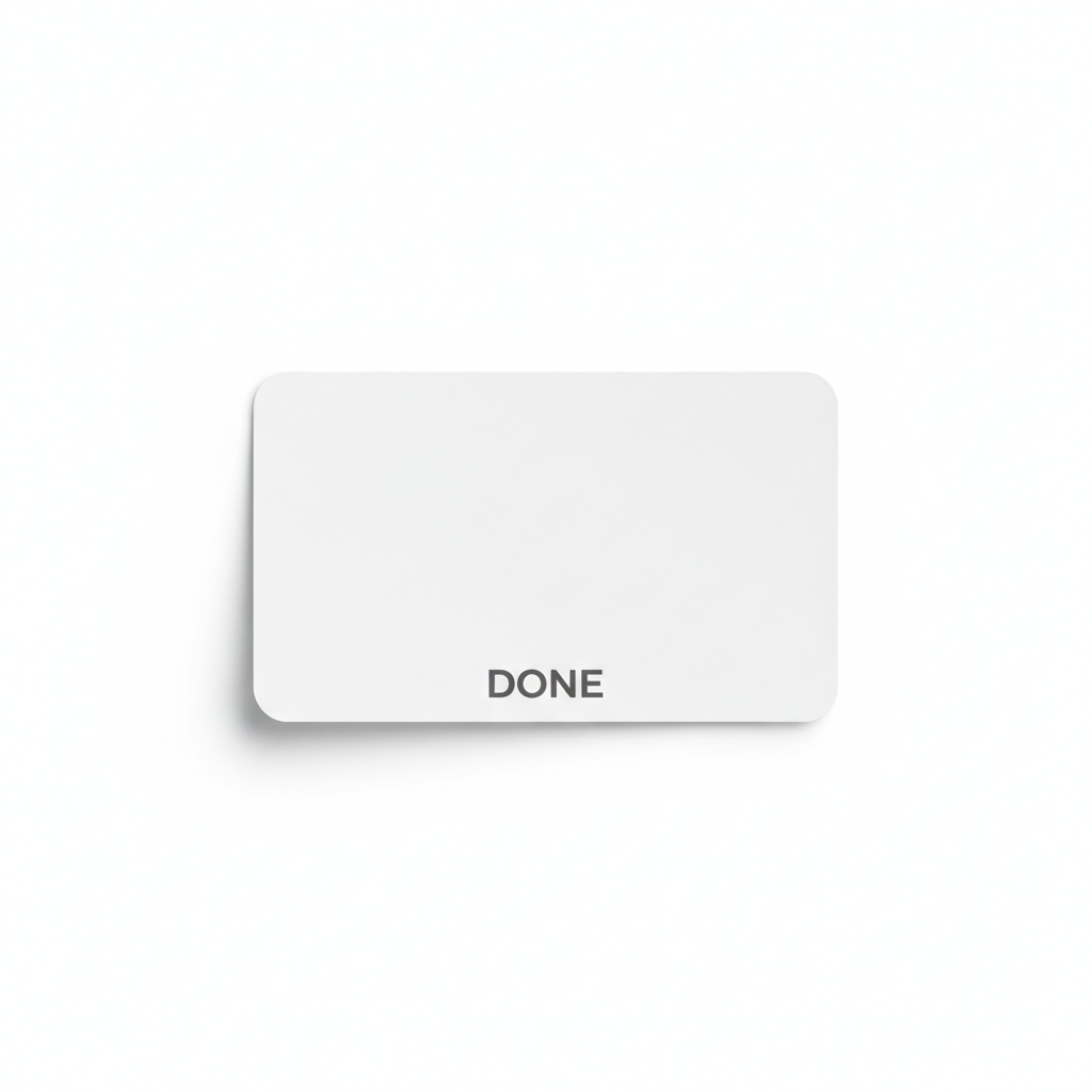 Mockup Adesivi Angoli Arrotondati - Sfondo Bianco
