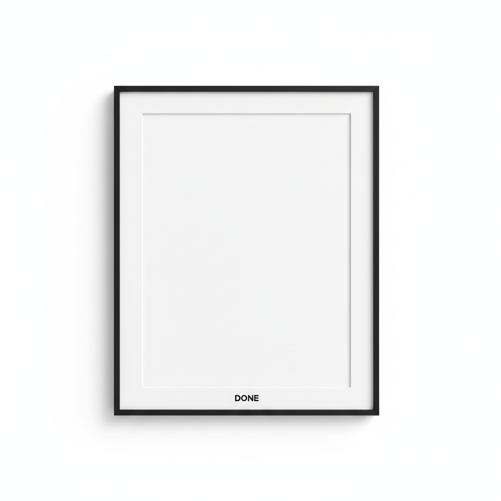 Mockup Poster Incorniciato