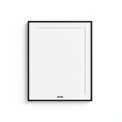 Mockup Poster Incorniciato