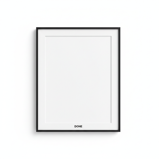 Mockup Poster Incorniciato