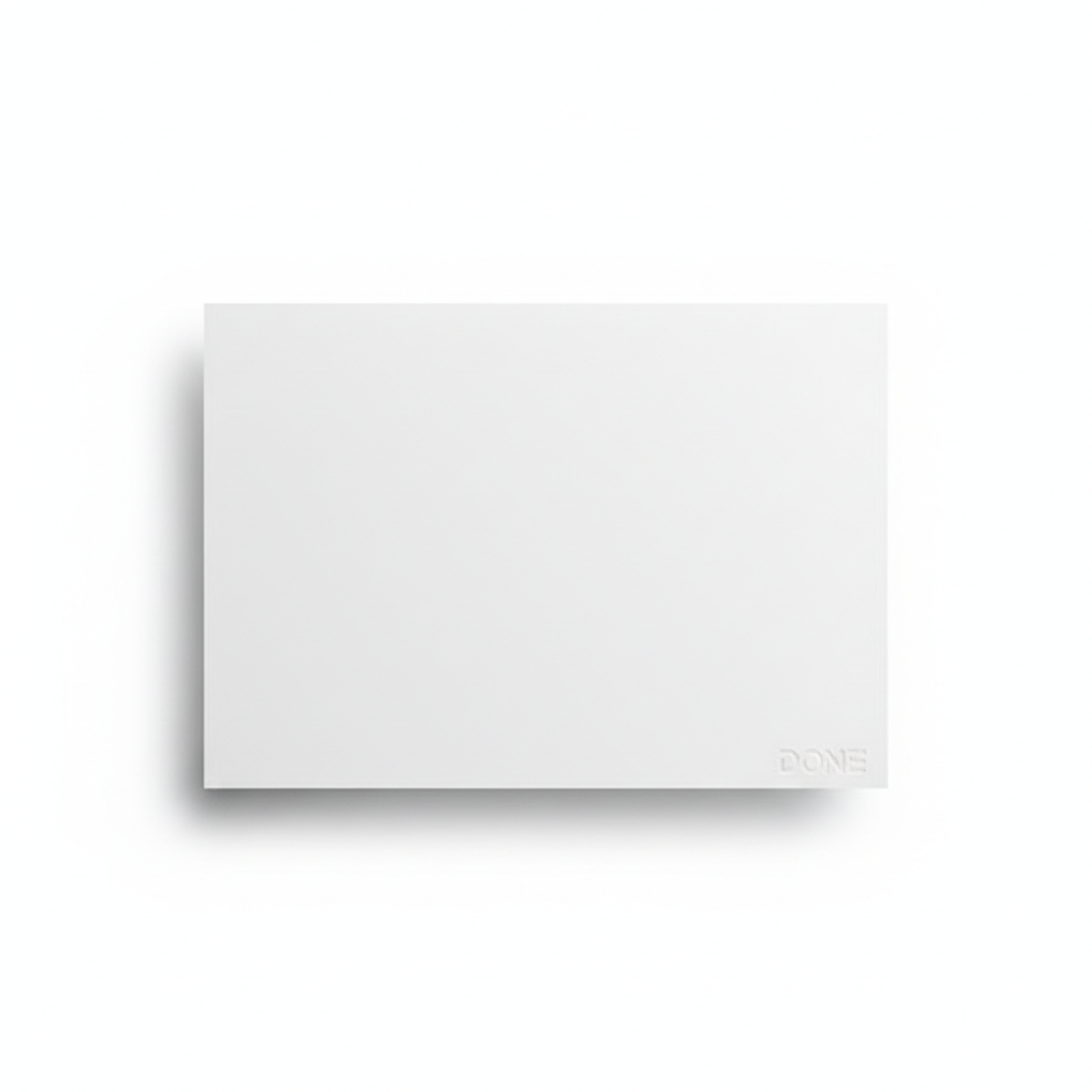 Mockup PVC con Ombra